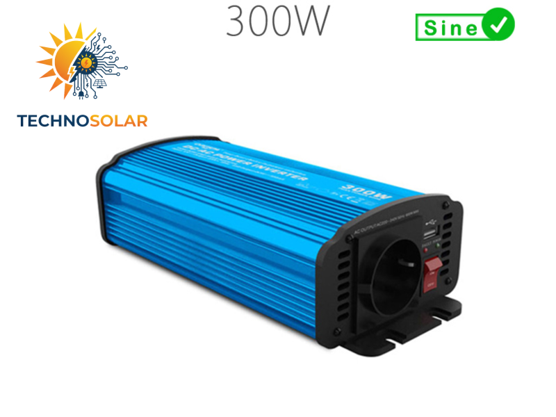 اینورتر سینوسی 300 وات مدل P300 برند CARSPA- 12V
