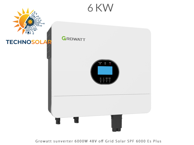 سانورتر 6KW و 48V مدل SPF 6000 Es Plus برند Growatt