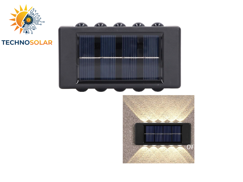 چراغ دکوراتیو خورشیدی سولونیکس دو جهته10LED