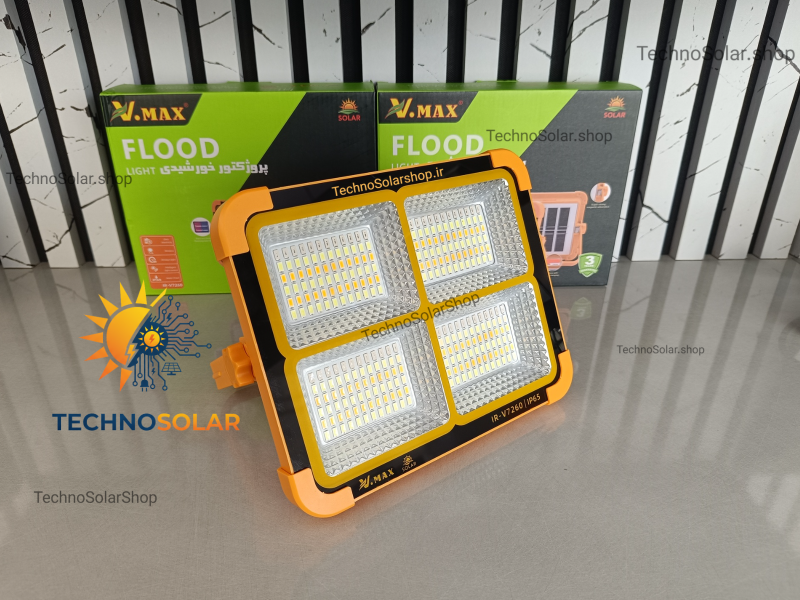 پروژکتور خورشیدی اضطراری پاوربانک دار ویمکس مدل IR-V7260
