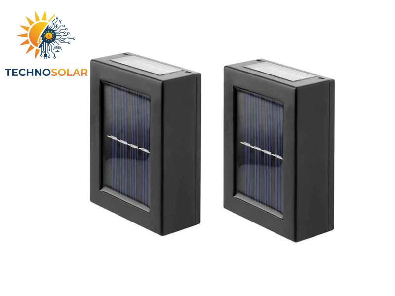 چراغ دکوراتیو خورشیدی سولونیکس مکعبی مدل 4LED-Solar-Wall Lamp